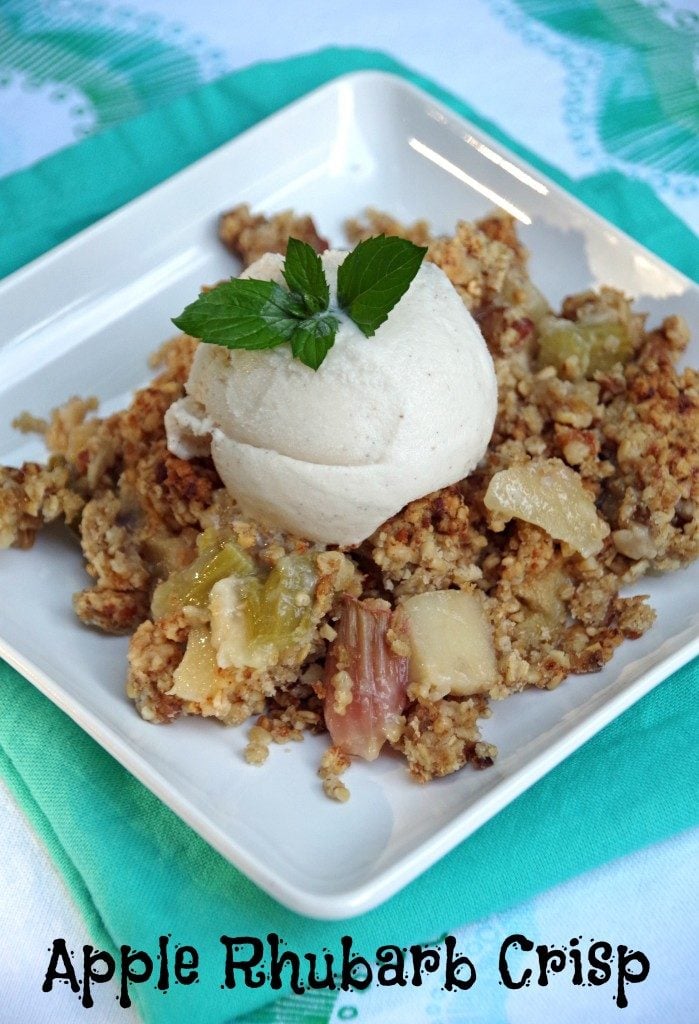 Apple Rhubarb Crisp