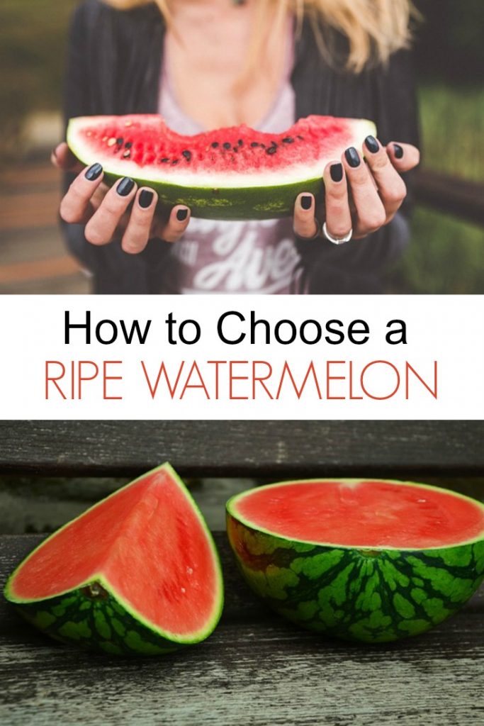 How to Choose a Ripe Watermelon