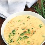 Fresh Broccoli Cheese Soup Recipe