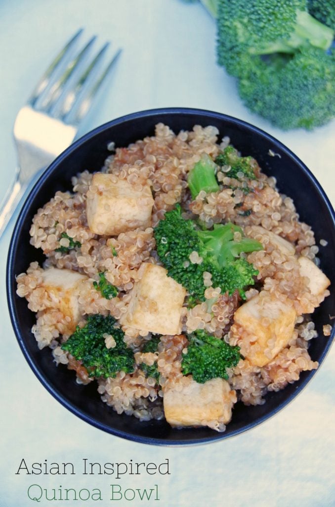 Asian Quinoa Recipe with Broccoli and Tofu