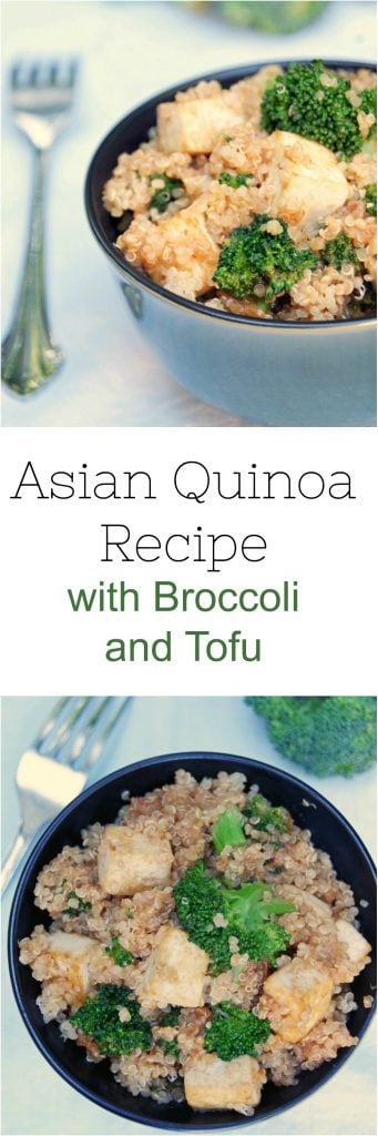 Asian Quinoa Recipe with Broccoli and Tofu