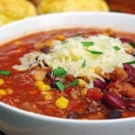 Easy Vegetarian Crockpot Chili Recipe