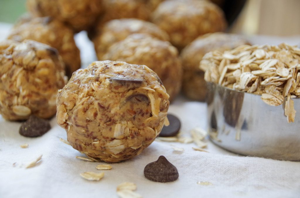 This peanut butter oatmeal energy bites recipe takes only 10 minutes to make and is loaded with fiber and protein