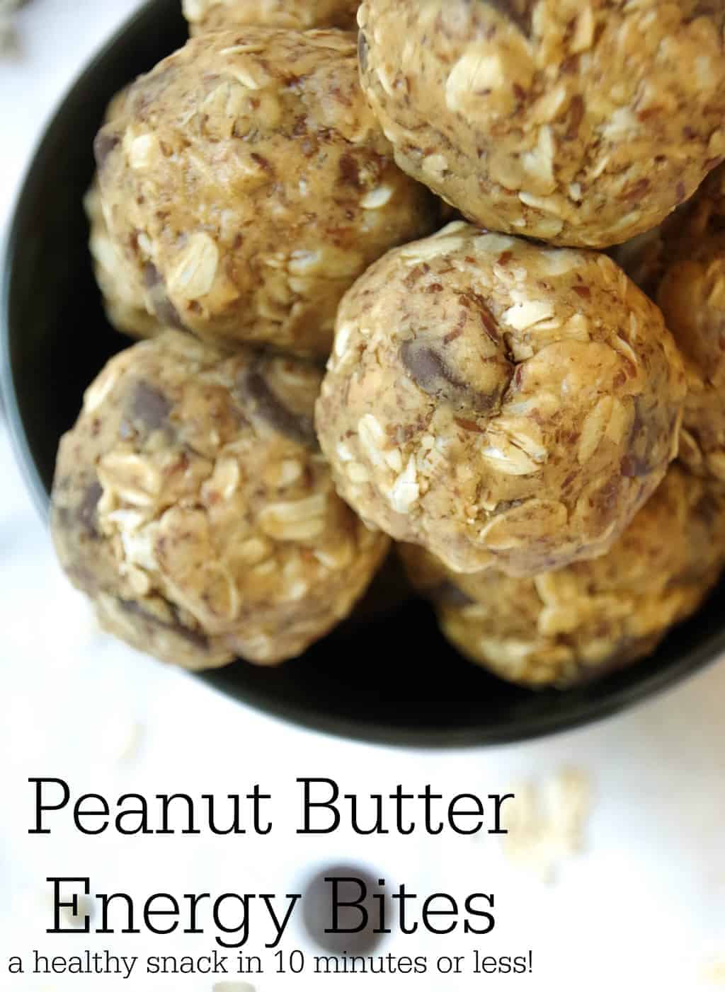 Peanut Butter Oatmeal Energy Bites Turning the Clock Back