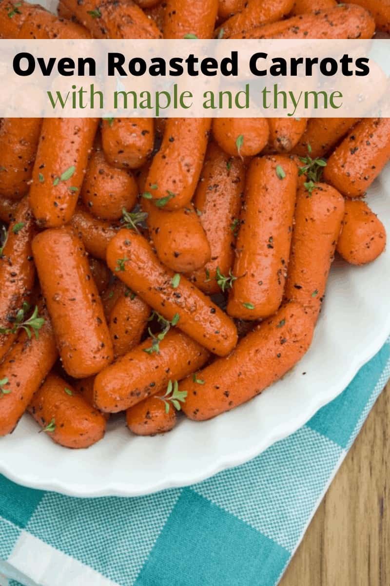 Oven Roasted Maple Glazed Carrots Recipe - Turning the Clock Back