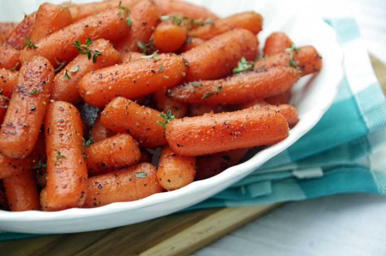 Oven Roasted Maple Glazed Carrots Recipe Turning the Clock Back