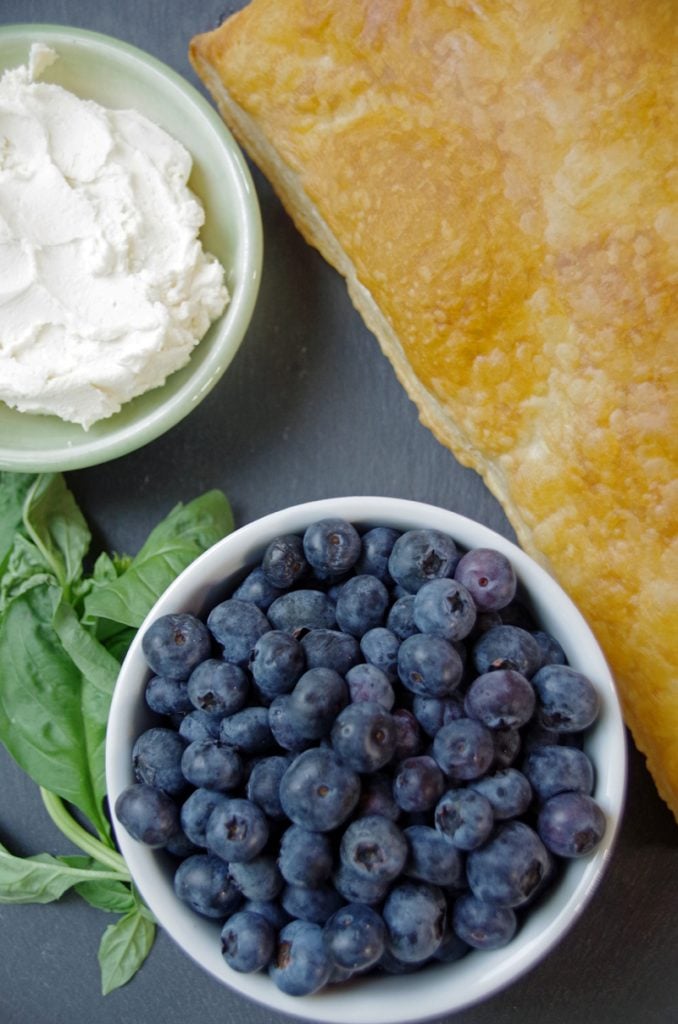 Blueberries and Puff Pastry 