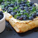 Fresh Blueberry Tart Recipe with Basil and Honey
