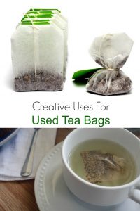 Uses for Used Tea Bags and Sustainable Tea - Turning the Clock Back