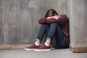 Depressed teenager
