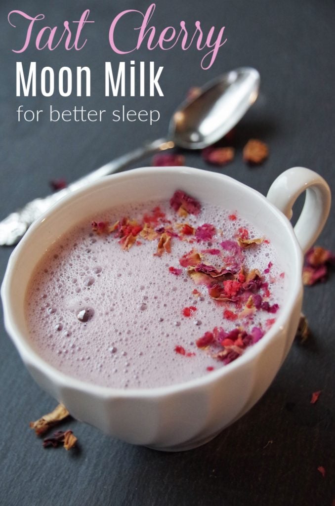 Tart Cherry Moon Milk for Better Sleep