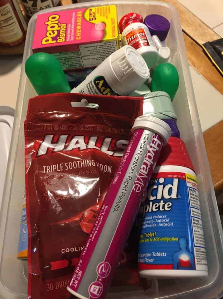 college student first aid kit