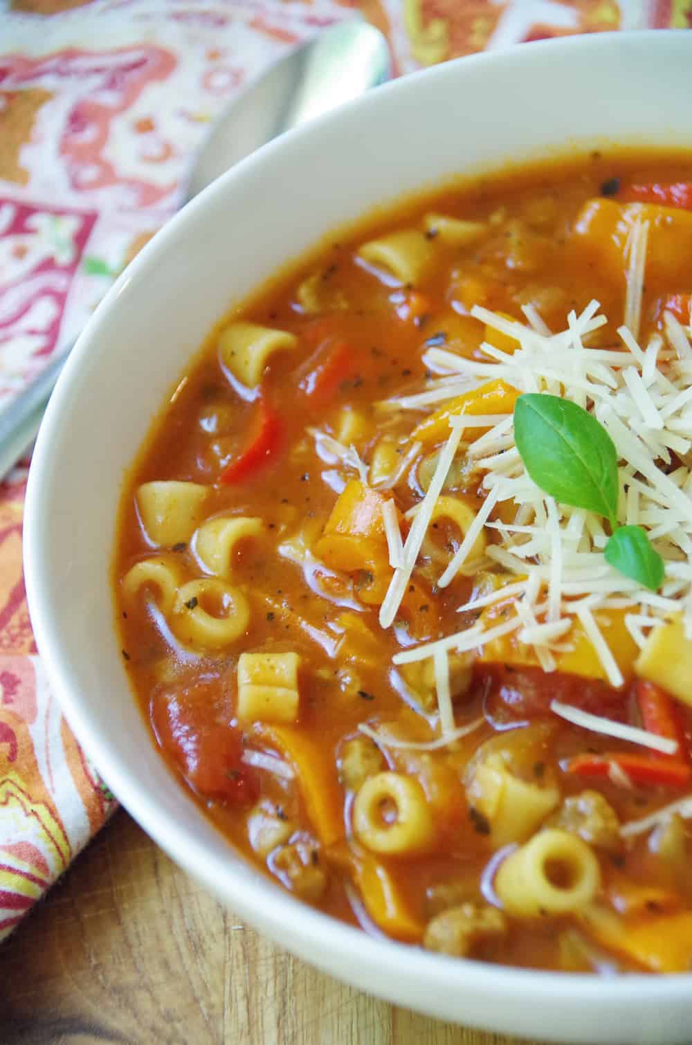 Italian Bell Pepper Soup Recipe Turning the Clock Back
