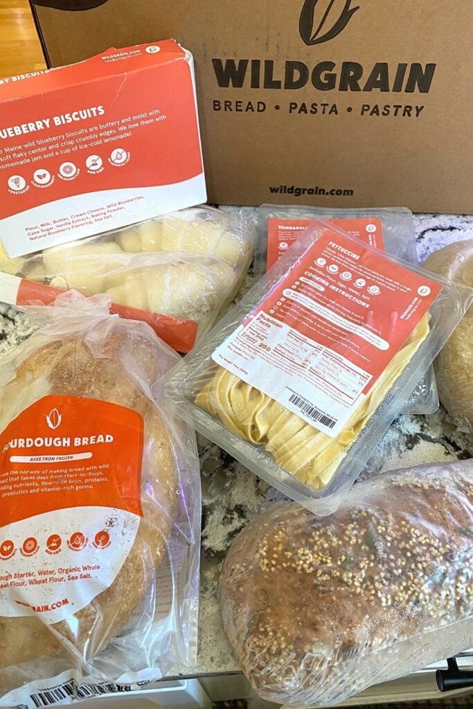 wildgrain subscription box bread and pasta collection