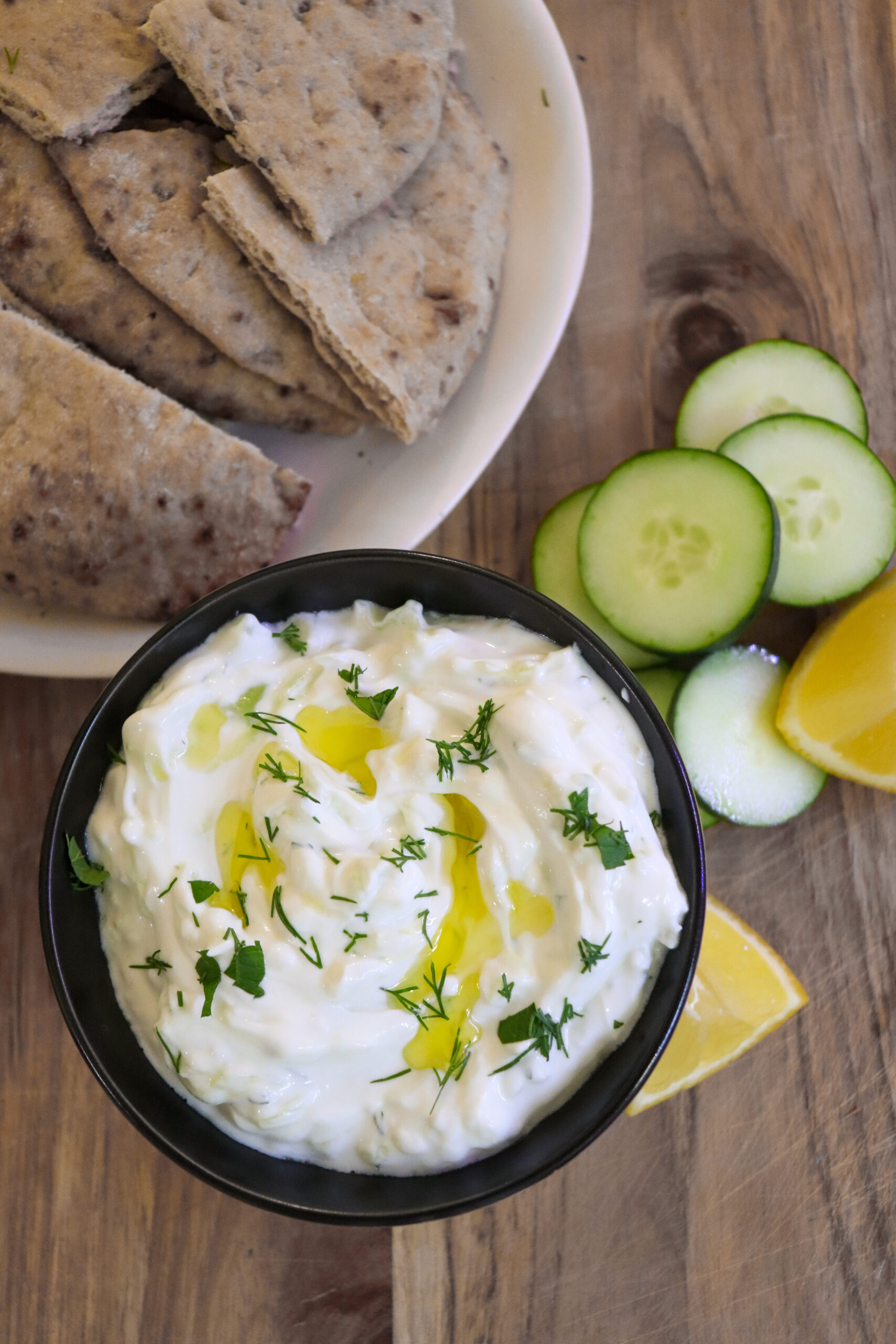Tzatziki Greek Yogurt Dip Recipe Turning the Clock Back