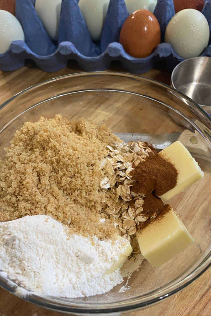 oatmeal streusel topping ingredients