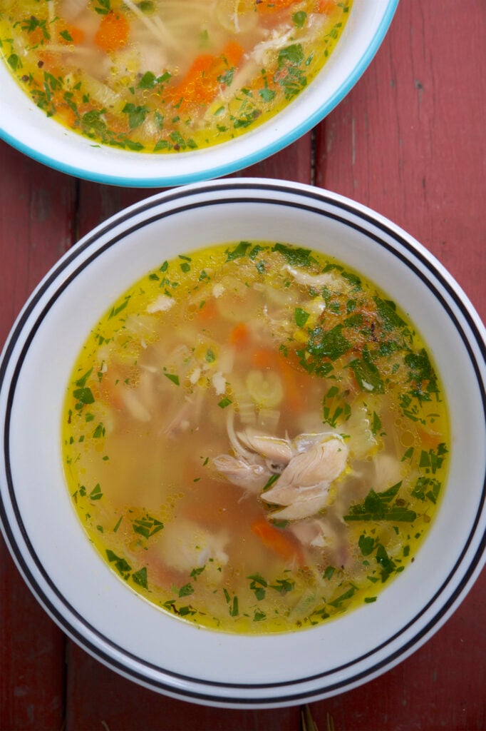 Homemade Turkey Soup with Homemade StockHomemade Turkey Soup with Homemade Stock